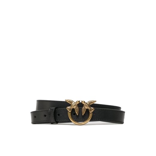 Pasek Damski Pinko Love Berry H2 Belt PE 23 PLT01 100143 A0F1 Czarny ze sklepu eobuwie.pl w kategorii Paski damskie - zdjęcie 182075638