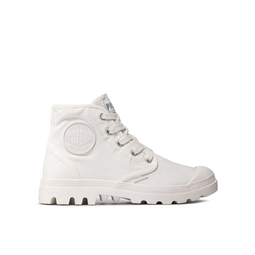Trapery Palladium Pampa Hi 92352-116-M Biały ze sklepu eobuwie.pl w kategorii Workery damskie - zdjęcie 182075665