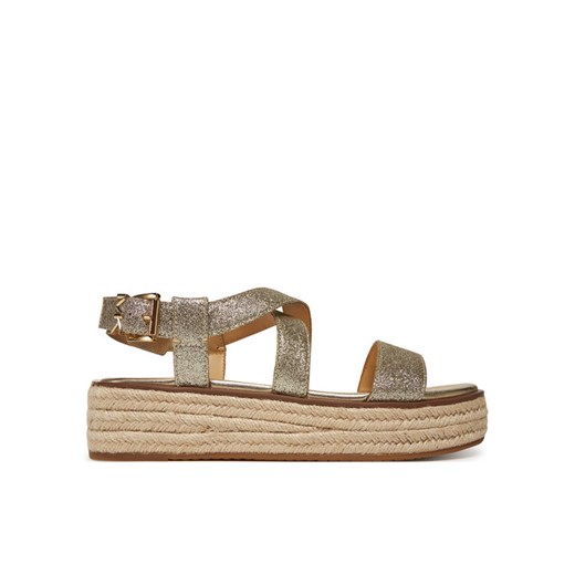 Espadryle MICHAEL Michael Kors Lynn 40S5LYFS1M Złoty ze sklepu eobuwie.pl w kategorii Espadryle damskie - zdjęcie 182075699