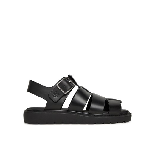Sandały Calvin Klein Jeans Sq Molded Sdl Fisherman Mg Wn YW0YW01700 Czarny ze sklepu eobuwie.pl w kategorii Sandały damskie - zdjęcie 182075745