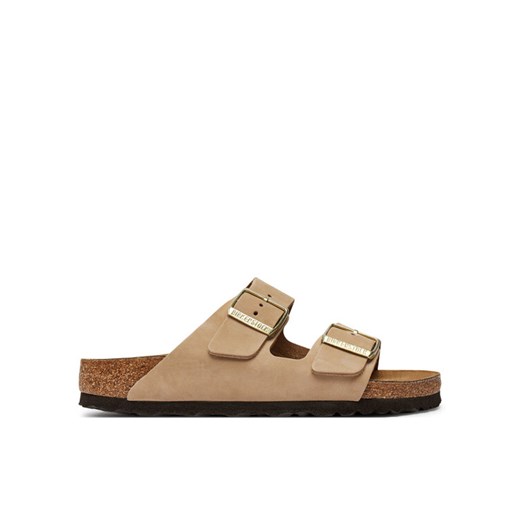Klapki Birkenstock Arizona 1019016 Beżowy 37 eobuwie.pl