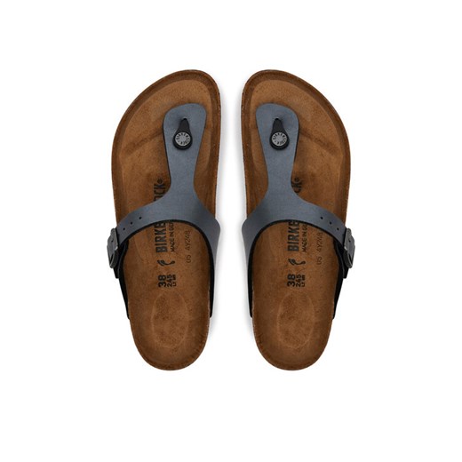 Japonki Birkenstock Gizeh BF 1021457 Szary ze sklepu eobuwie.pl w kategorii Klapki damskie - zdjęcie 182076007