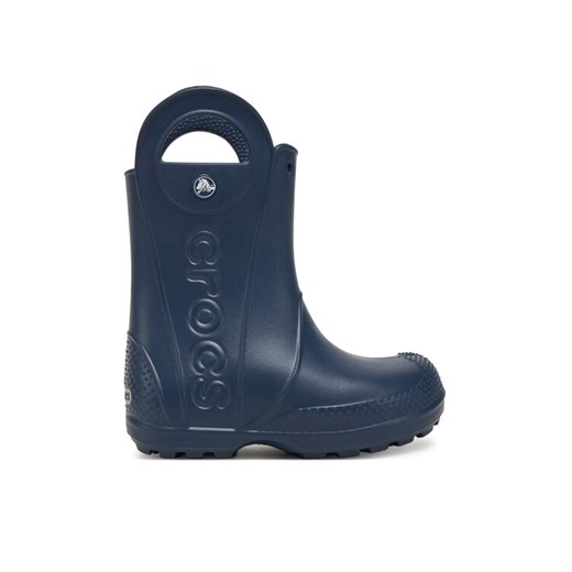 Kalosze Crocs Handle It Rain Boot K 211052 Granatowy ze sklepu eobuwie.pl w kategorii Kalosze dziecięce - zdjęcie 182076046