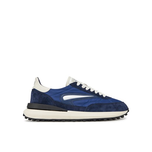 Sneakersy D.A.T.E. Athleta M421-AT-NY Granatowy ze sklepu eobuwie.pl w kategorii Buty sportowe męskie - zdjęcie 182076055