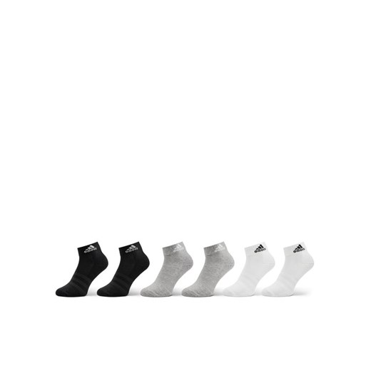 Skarpety Niskie Unisex adidas Cushioned Sportswear Ankle Socks 6 Pairs IC1292 Szary ze sklepu eobuwie.pl w kategorii Skarpetki męskie - zdjęcie 182076056