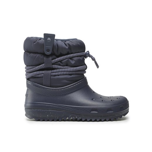 Śniegowce Crocs Classic Neo Puff Luxe Boot 207312 Granatowy ze sklepu eobuwie.pl w kategorii Śniegowce damskie - zdjęcie 182076196