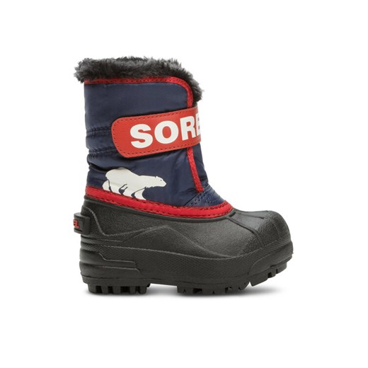 Śniegowce Sorel Toddler Snow Commander™ Boot NV5190-466 Granatowy ze sklepu eobuwie.pl w kategorii Buty zimowe dziecięce - zdjęcie 182076258