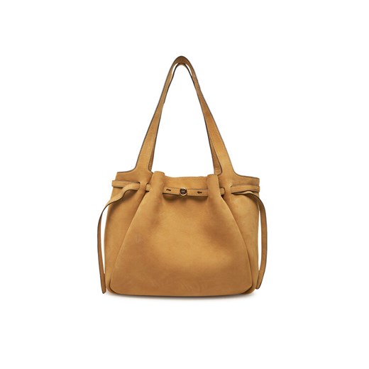 Torebka Tory Burch 165689 Brązowy ze sklepu eobuwie.pl w kategorii Torebki worki - zdjęcie 182076297
