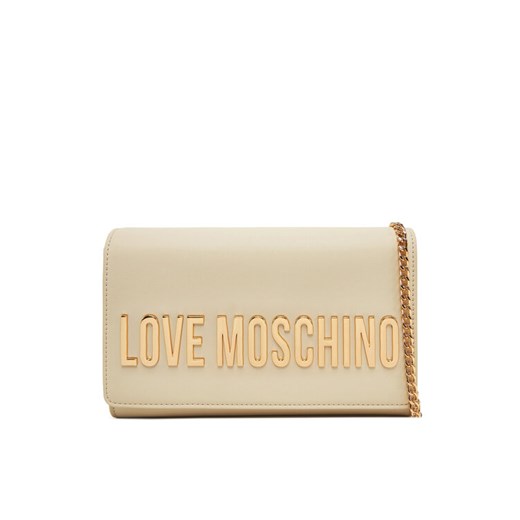 Torebka LOVE MOSCHINO JC4103PP1MKD0110 Beżowy ze sklepu eobuwie.pl w kategorii Kopertówki - zdjęcie 182076308