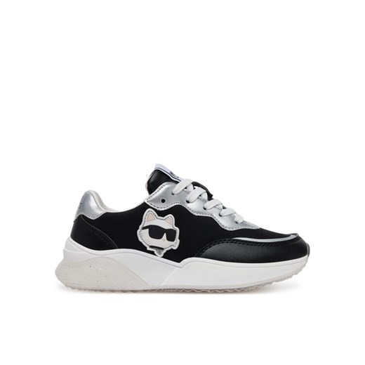 Sneakersy Karl Lagerfeld Kids Z30373 M Czarny ze sklepu eobuwie.pl w kategorii Buty sportowe dziecięce - zdjęcie 182076316
