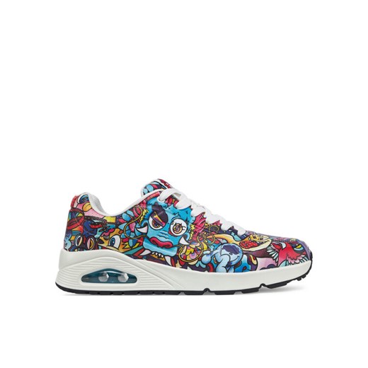 Sneakersy Skechers Uno - Color Doodle 183500/MLT Kolorowy ze sklepu eobuwie.pl w kategorii Buty sportowe męskie - zdjęcie 182076346