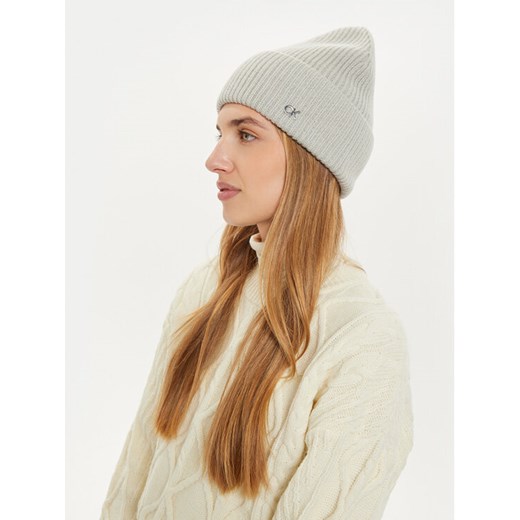 Czapka Calvin Klein K60K612592 Szary ze sklepu eobuwie.pl w kategorii Czapki zimowe damskie - zdjęcie 182076387