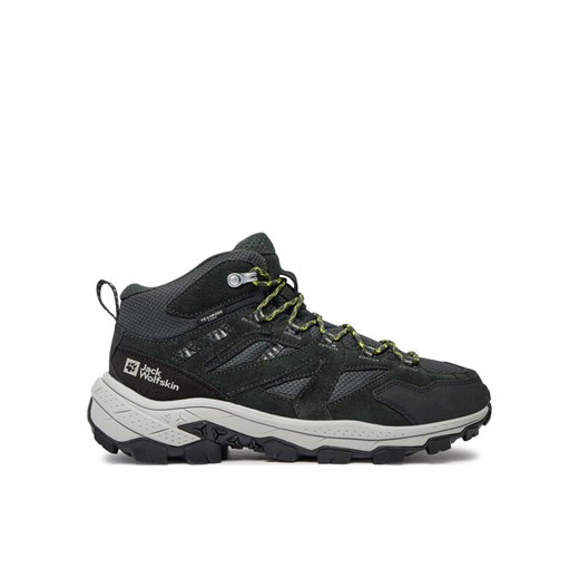Trekkingi Jack Wolfskin Vojo Tour Texapore Mid M A62072 Czarny ze sklepu eobuwie.pl w kategorii Buty trekkingowe męskie - zdjęcie 182076569