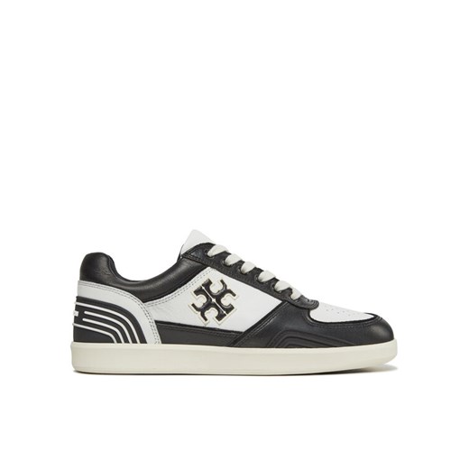 Sneakersy Tory Burch Clover Court 152959 Czarny ze sklepu eobuwie.pl w kategorii Buty sportowe damskie - zdjęcie 182076588