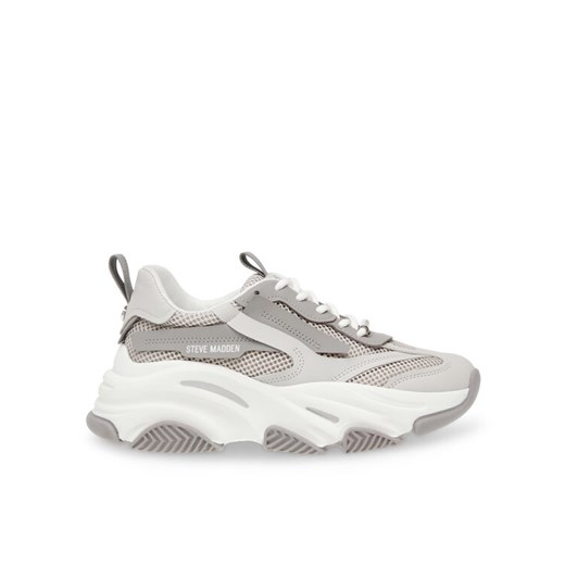 Sneakersy Steve Madden Possession-E Sneaker SM19000033-04005-GGY Szary ze sklepu eobuwie.pl w kategorii Buty sportowe damskie - zdjęcie 182076626