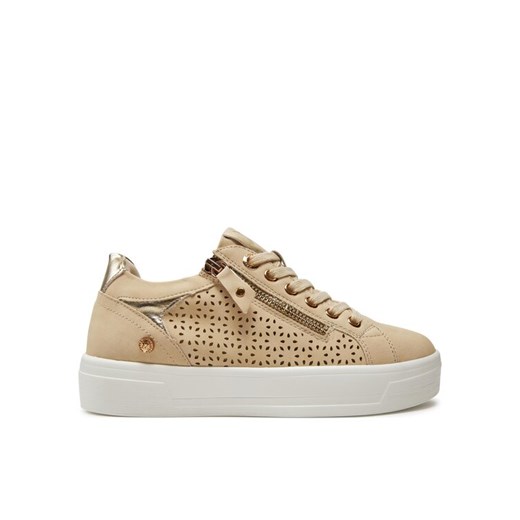 Sneakersy Xti 142229 Beżowy ze sklepu eobuwie.pl w kategorii Buty sportowe damskie - zdjęcie 182076698