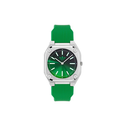 Zegarek adidas City Tech Thin AOFH24505 Zielony ze sklepu eobuwie.pl w kategorii Zegarki - zdjęcie 182076817
