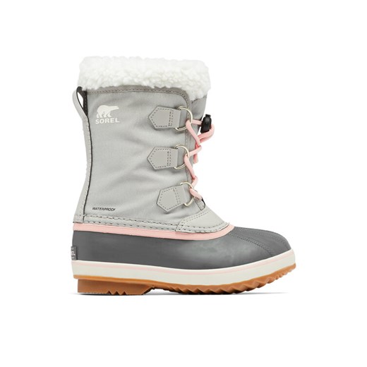 Śniegowce Sorel Yoot Pac™ Nylon Wp 2114111081 Szary ze sklepu eobuwie.pl w kategorii Buty zimowe dziecięce - zdjęcie 182076818