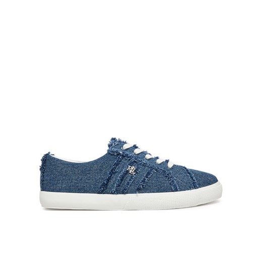 Sneakersy LAUREN RALPH LAUREN Janson Fray 802961846001 Niebieski ze sklepu eobuwie.pl w kategorii Trampki damskie - zdjęcie 182077016