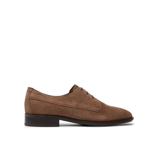 Półbuty Boss Colby Derb Stsd 50516599 Beżowy ze sklepu eobuwie.pl w kategorii Buty eleganckie męskie - zdjęcie 182077058