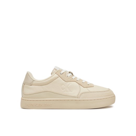 Sneakersy Calvin Klein Jeans Classic Cupsole Mg Wmm YM0YM01153 Beżowy ze sklepu eobuwie.pl w kategorii Buty sportowe męskie - zdjęcie 182077059