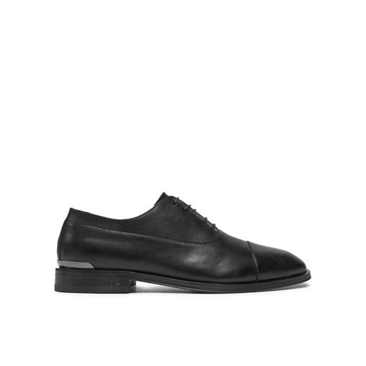 Półbuty KARL LAGERFELD Ellis KL13214 Czarny ze sklepu eobuwie.pl w kategorii Buty eleganckie męskie - zdjęcie 182077075