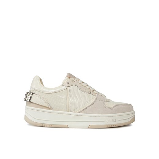Sneakersy Guess Ancona Low FMPANC PEL12 Biały ze sklepu eobuwie.pl w kategorii Buty sportowe męskie - zdjęcie 182077088