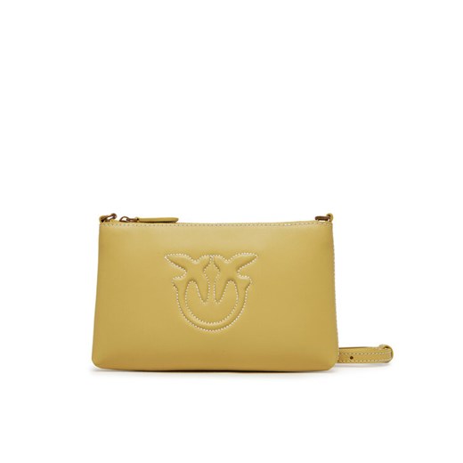 Torebka PINKO Flat Horizontal Mini PE 25 PCPL 104277 A2AN Zielony ze sklepu eobuwie.pl w kategorii Listonoszki - zdjęcie 182077196