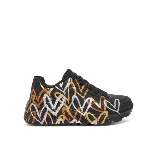 Sneakersy Skechers 314067L/BKGD Czarny ze sklepu eobuwie.pl w kategorii Buty sportowe dziecięce - zdjęcie 182077209