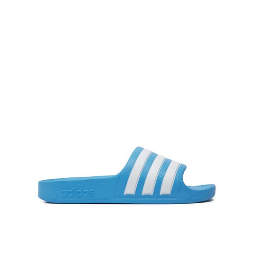 Klapki adidas adilette Aqua Slides Kids ID2621 Niebieski ze sklepu eobuwie.pl w kategorii Klapki dziecięce - zdjęcie 182077255