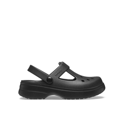 Sandały Crocs Classic Mary Jane Clog K 210615 Czarny ze sklepu eobuwie.pl w kategorii Sandały dziecięce - zdjęcie 182077369