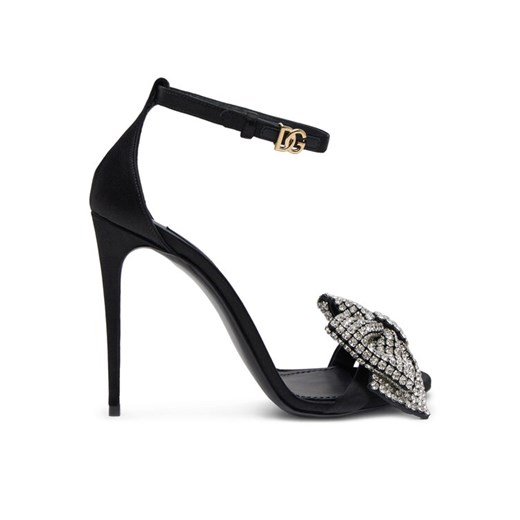 Sandały Dolce&Gabbana CR1793 A9S43 Czarny ze sklepu eobuwie.pl w kategorii Sandały damskie - zdjęcie 182077457