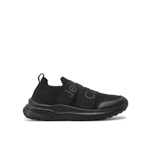 Sneakersy Calvin Klein V3X9-81082-0308 M Czarny ze sklepu eobuwie.pl w kategorii Buty sportowe dziecięce - zdjęcie 182077485