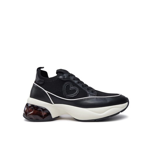 Sneakersy LOVE MOSCHINO JA15416G0LIYK00A Czarny ze sklepu eobuwie.pl w kategorii Buty sportowe damskie - zdjęcie 182077495