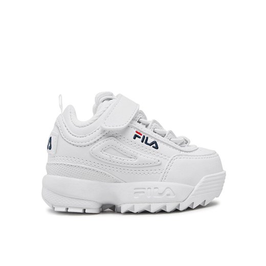 Sneakersy Fila Disruptor E Infants 1011298.1FG Biały ze sklepu eobuwie.pl w kategorii Buciki niemowlęce - zdjęcie 182077526