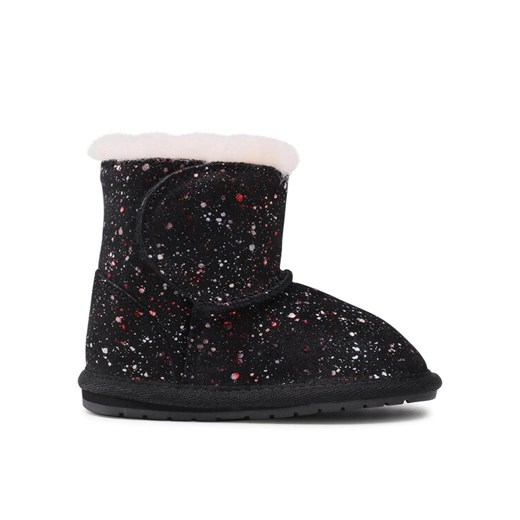 Śniegowce EMU Australia Toddle Galaxy B12660 Czarny ze sklepu eobuwie.pl w kategorii Buciki niemowlęce - zdjęcie 182077598