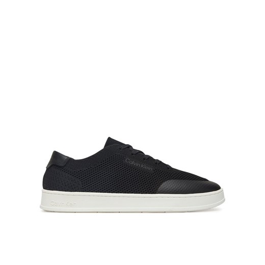 Sneakersy Calvin Klein Low Top Lace Up Knit HM0HM01726 Czarny ze sklepu eobuwie.pl w kategorii Buty sportowe męskie - zdjęcie 182077658