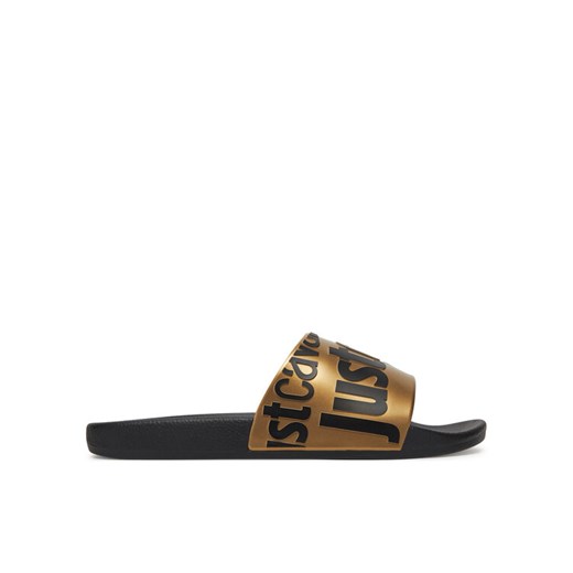 Klapki Just Cavalli 78QA3SZ1 ZS785 Czarny ze sklepu eobuwie.pl w kategorii Klapki męskie - zdjęcie 182077749