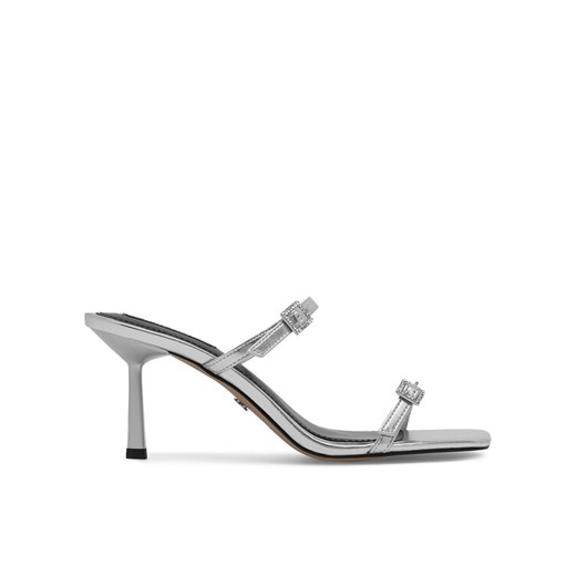 Klapki Nine West ZL23005-1CC Srebrny ze sklepu eobuwie.pl w kategorii Klapki damskie - zdjęcie 182077838