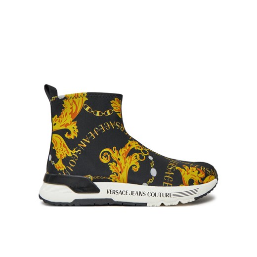 Sneakersy Versace Jeans Couture Dynamic 77VA3SA4 Czarny ze sklepu eobuwie.pl w kategorii Buty sportowe damskie - zdjęcie 182077849