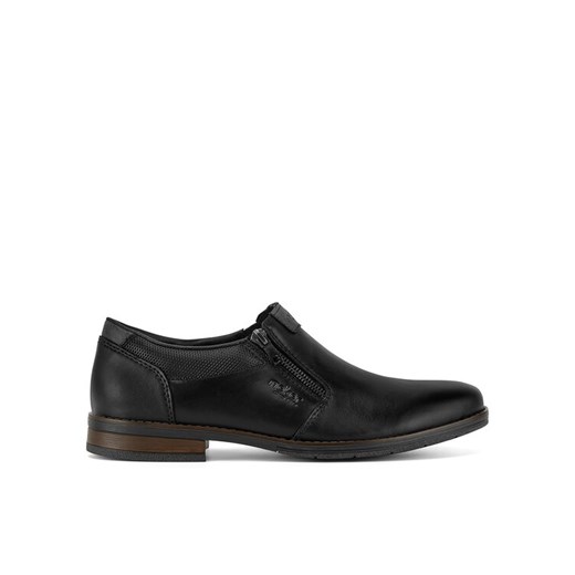 Półbuty Rieker 10351-00 Czarny ze sklepu eobuwie.pl w kategorii Buty eleganckie męskie - zdjęcie 182077896