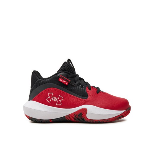Buty do koszykówki Under Armour Pre-School UA Lockdown 7 3028514 Czerwony ze sklepu eobuwie.pl w kategorii Buty sportowe dziecięce - zdjęcie 182077999