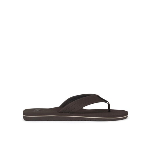 Japonki Quiksilver MOLOKAI LAYBACK TEXTURED AQYL101266 CVJ1 Brązowy ze sklepu eobuwie.pl w kategorii Klapki męskie - zdjęcie 182078097