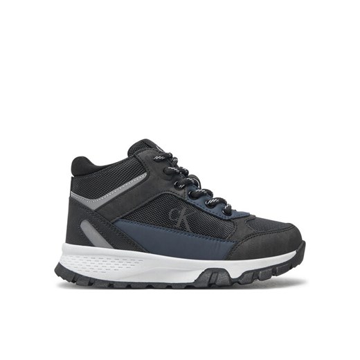 Sneakersy Calvin Klein Jeans High Top Lace-Up Sneaker V3B9-81087-1492 M Czarny ze sklepu eobuwie.pl w kategorii Buty sportowe dziecięce - zdjęcie 182078218