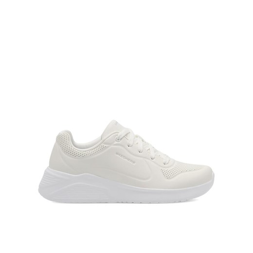Sneakersy Skechers UNO LITE 8750063 WHT Écru ze sklepu eobuwie.pl w kategorii Buty sportowe damskie - zdjęcie 182078346