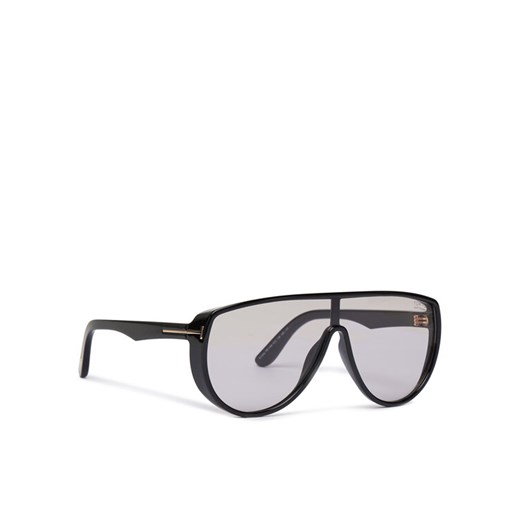 Okulary przeciwsłoneczne Tom Ford Achilles FT1182 01A Czarny Tom Ford 00 eobuwie.pl