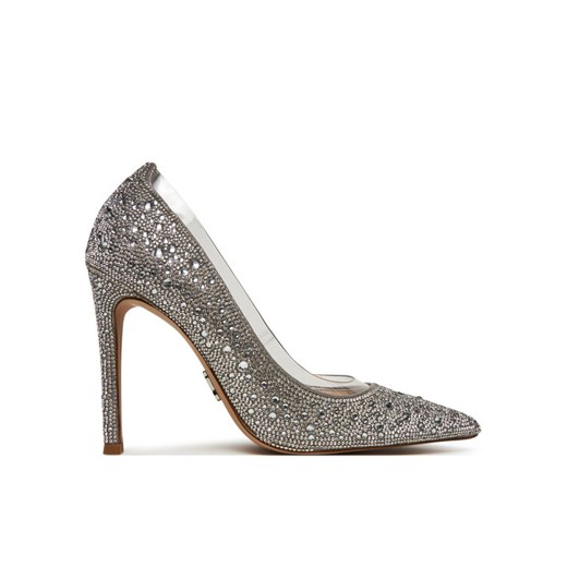 Szpilki Steve Madden Lineup-R s SM11003635 Srebrny ze sklepu eobuwie.pl w kategorii Czółenka - zdjęcie 182078427