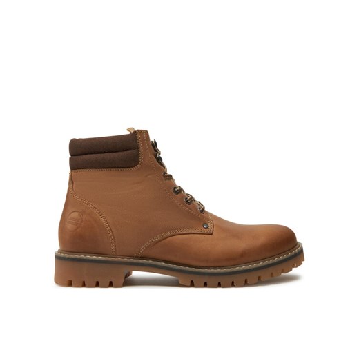 Trapery Jack&Jones Jfwstanton 12257999 Brązowy ze sklepu eobuwie.pl w kategorii Buty zimowe męskie - zdjęcie 182078466