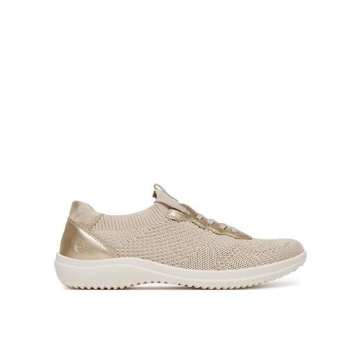 Sneakersy Remonte D1E05-60 Złoty ze sklepu eobuwie.pl w kategorii Buty sportowe damskie - zdjęcie 182078477