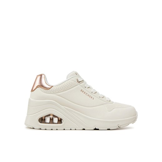 Sneakersy Skechers Uno Wedge - Hi Steps 177520/WHT Biały ze sklepu eobuwie.pl w kategorii Buty sportowe damskie - zdjęcie 182078626